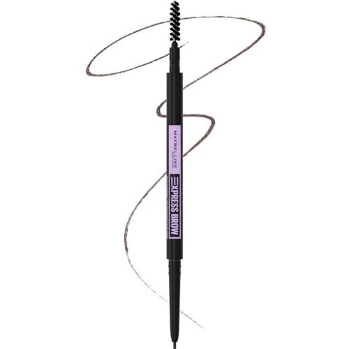 Maybelline Brow Ultra Slim Defining Eyebrow Makeup Mechanical Pencil With 1.55 MM Tip And Blending Spoolie For Precisely Defined Eyebrows, Deep Brown, 0.003 oz. | Amazon (US)