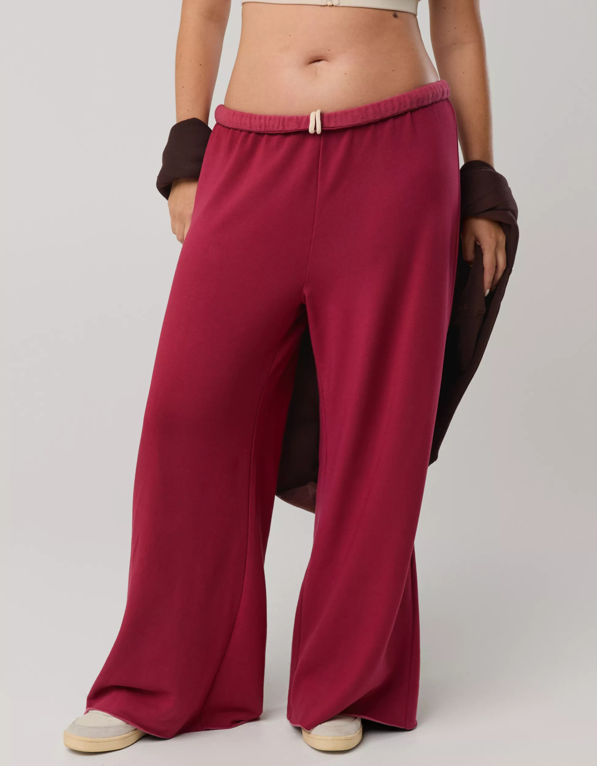 OFFLINE By Aerie OTT Fleece Super Wide Leg Pant | Aerie