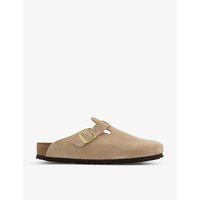Boston buckle-detail suede sandals | Selfridges