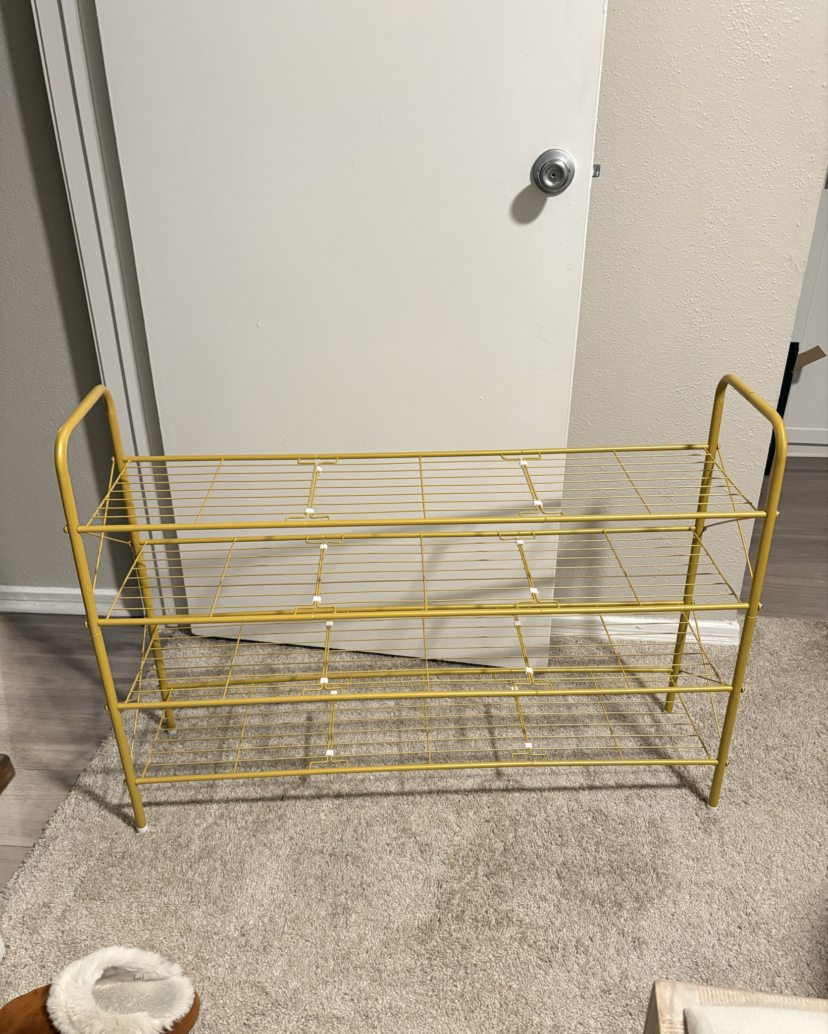 Love my new shoe rack. It has 4 tiers and it fits perfectly inside the corner of my closet. This time, I didn’t want my shoes to be on the floor and this was perfect. 

This also comes in multiple colors. #amazonfind #amazon

#LTKFindsUnder50 #LTKStyleTip #LTKHome