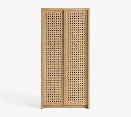 Marina Cane Tall Storage Cabinet (36"-108") | Pottery Barn (US)