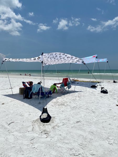 We love this beach shade so much we ordered 2. The leopard one is 9x9 & the flamingo is 11x11. Lightweight & easy to put up. They both come with 2 poles, we ordered 2 extra for each tent.

#LTKtravel #LTKfamily #LTKswim