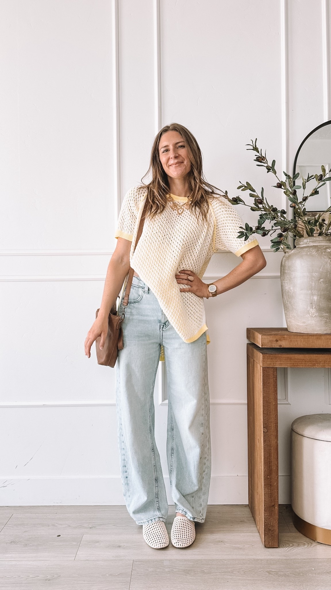 top: small (runs long and TTS, reversible too!), jeans: TTS (loose fitting, TTS, shrink slightly in the wash but stretch out after wearing, they’ll be too short if you’re taller than 5’8”)

#LTKgrwm #LTKootd #LTKmomlife