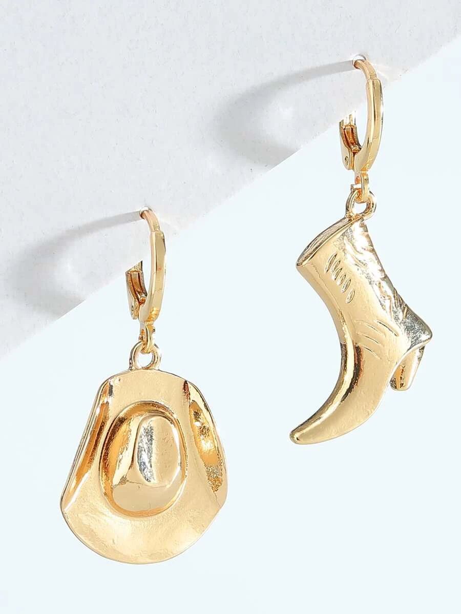 Cowboy Hat & Western Boot Mismatched Earrings SKU: sj2203203588917518(1000+ Reviews)$1.80AddThis ... | SHEIN