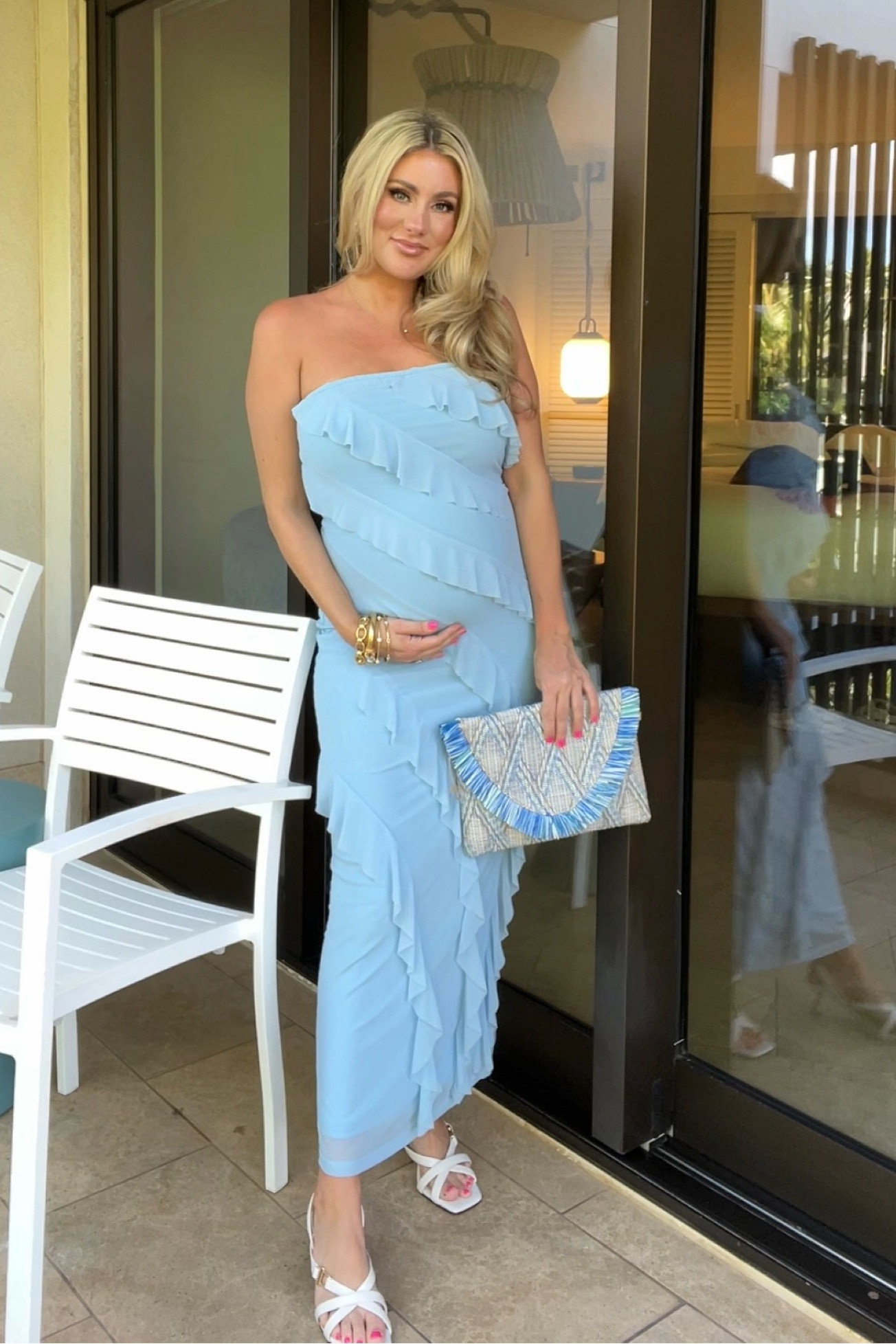 Amazon bump friendly dress, beach clutch, maternity dress, baby shower dress, cocktail dress, pregnancy dress, Julie Voss bracelets, blue earrings, vacation dress

#LTKBump #LTKStyleTip #LTKFindsUnder50