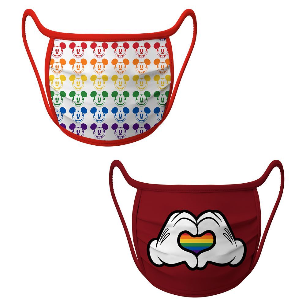 Cloth Face Masks 2-Pack – Rainbow Disney Collection | Disney Store