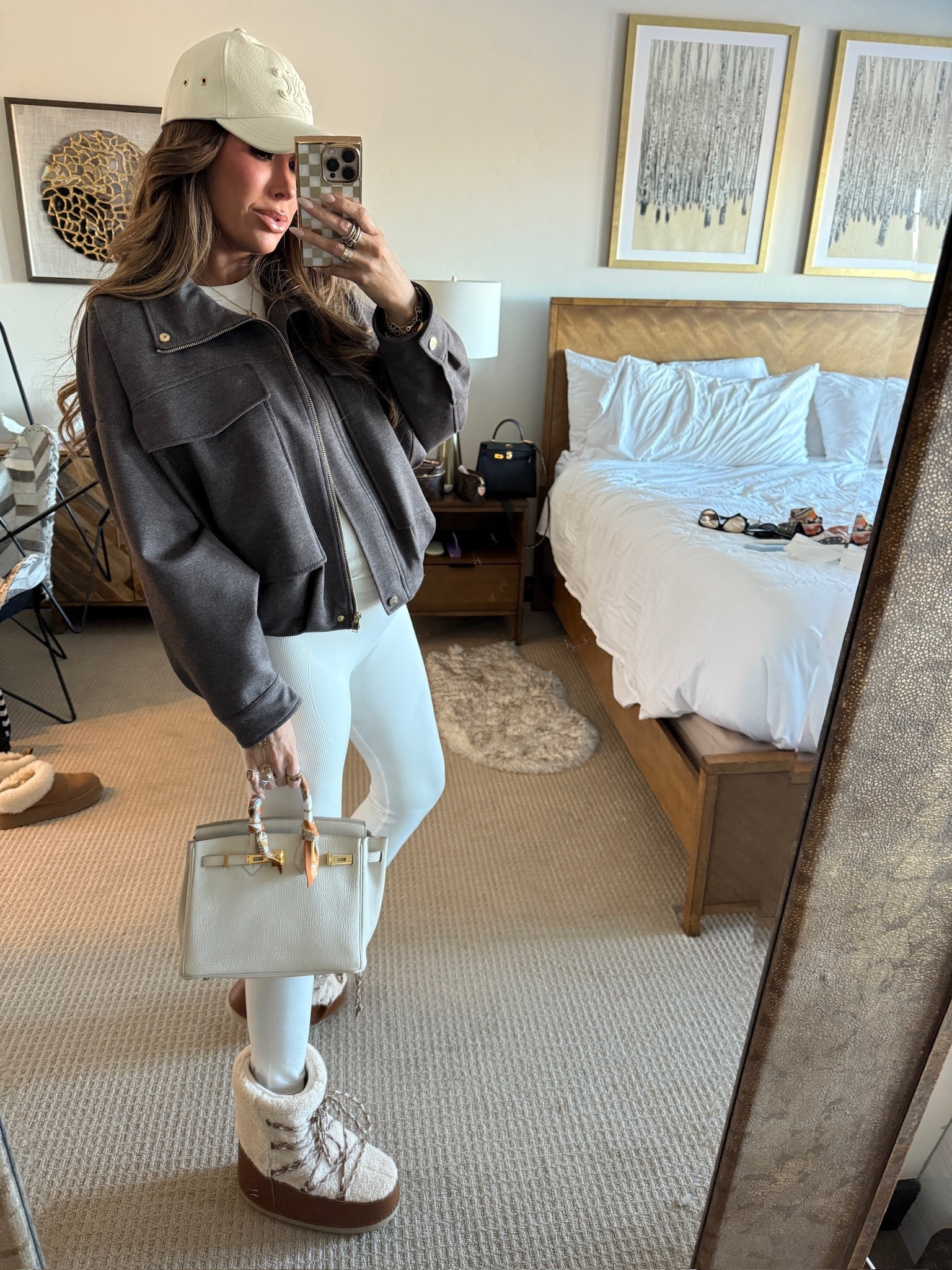 Medium in the jacket and a large in the top and bottom from Zara! The target version of moonboots are amazing and run TTS!! A fraction of cost. Love the ones on Zara too - I linked one version!

#LTKootd #LTKBump #LTKgrwm