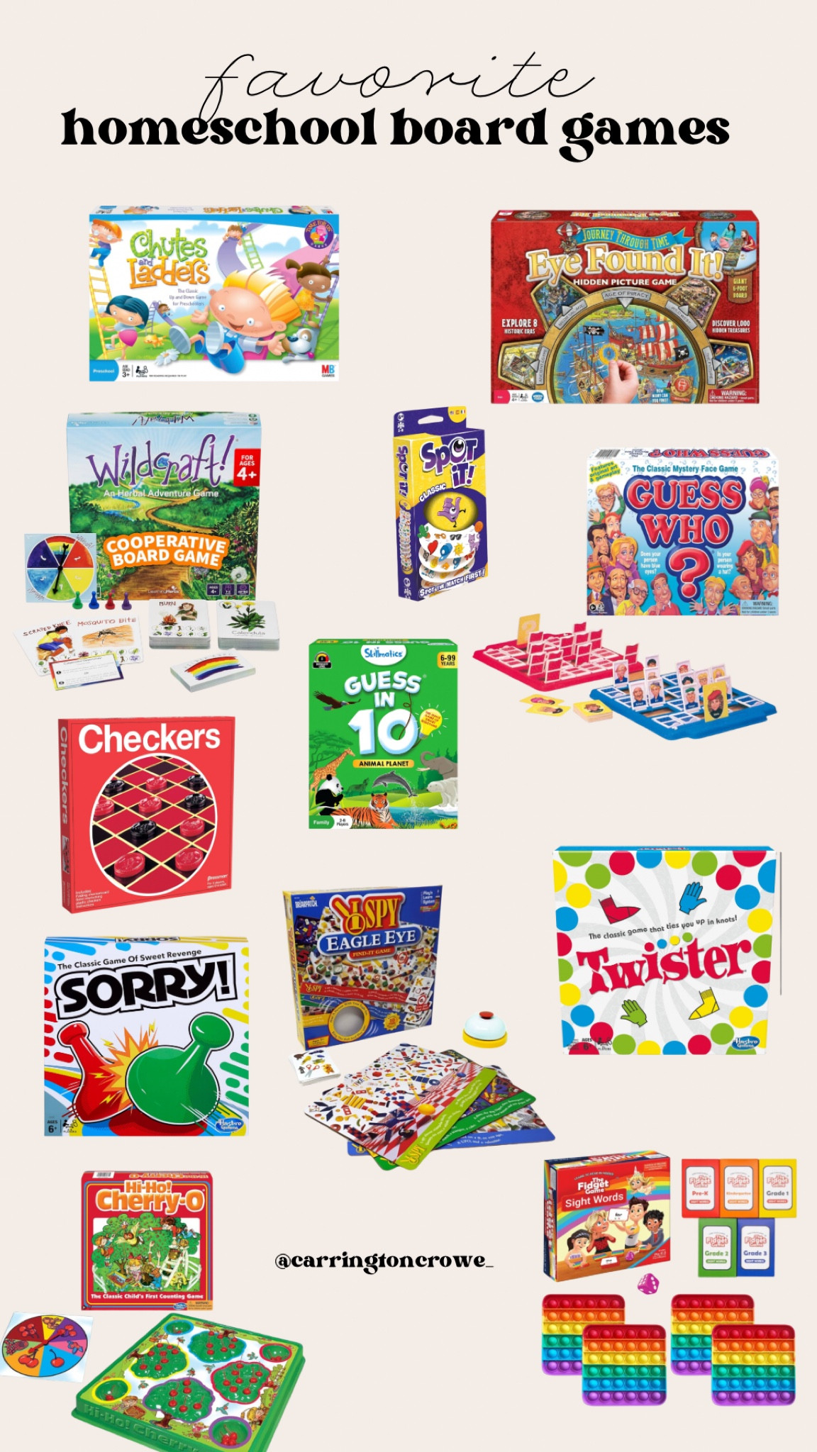 These board games are a hit in my home and come in such handy for those long homeschool days! 

#LTKGiftGuide #LTKKids #LTKMostLoved