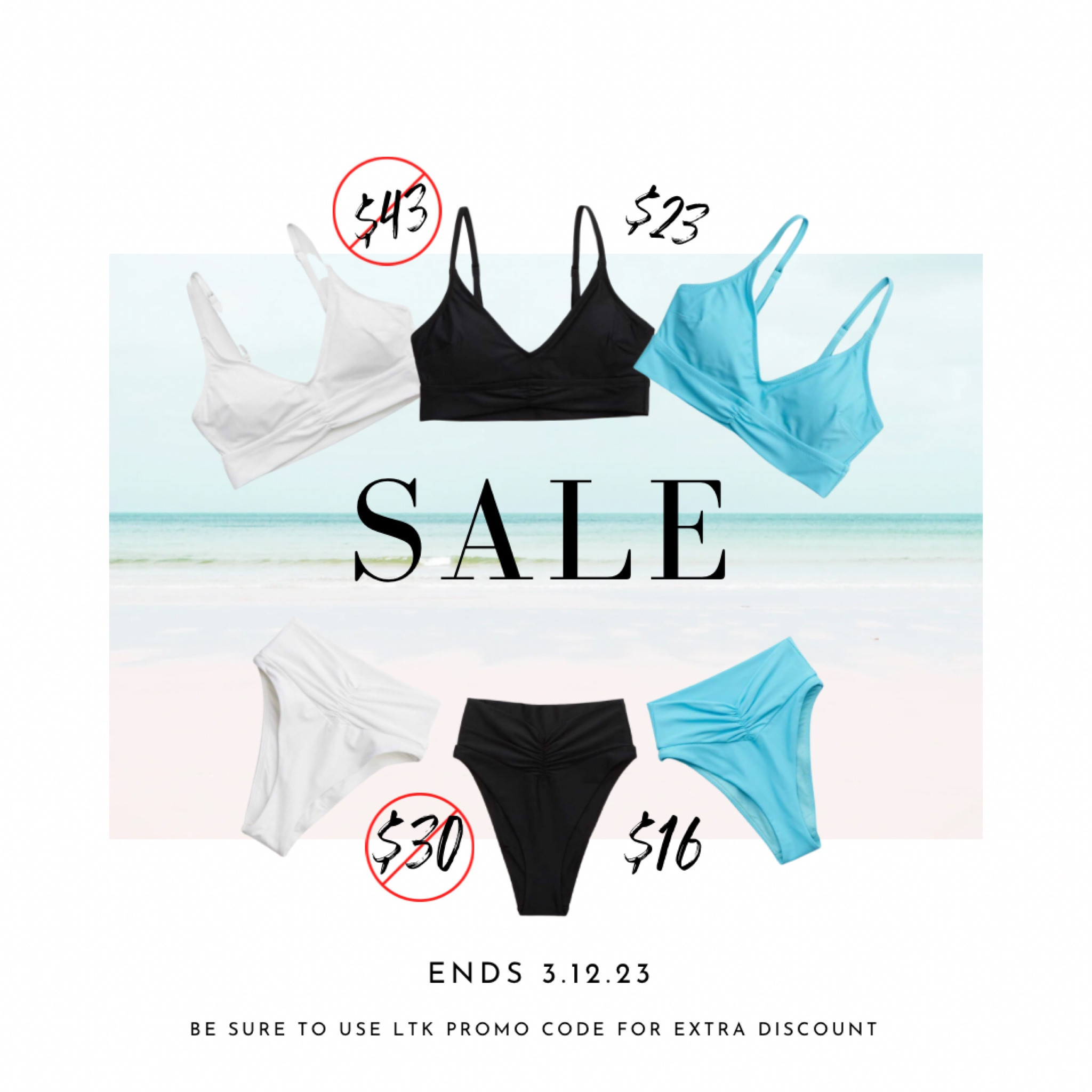 Favorite high waisted bikini on major sale this weekend!! 

#LTKSale #LTKswim #LTKsalealert