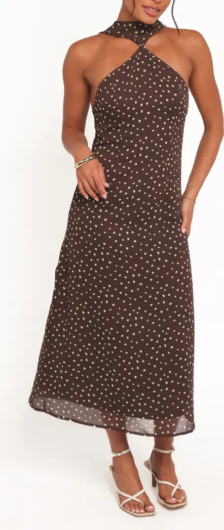 Elva Midi Halter Dress | Nordstrom