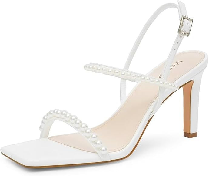 Modatope Womens Sandals Open Toe Strappy Sandals Ankle Strap High Heel Sandals for Women | Amazon (US)