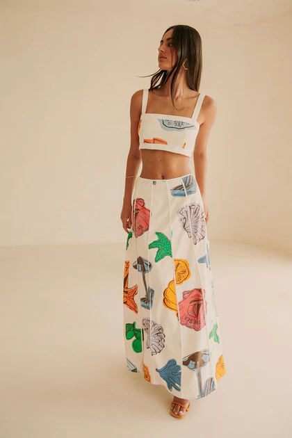 Audrey Top - By The Sea | Sabo Skirt US