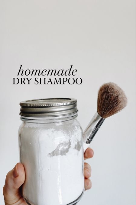Arrowroot powder for homemade dry shampoo 