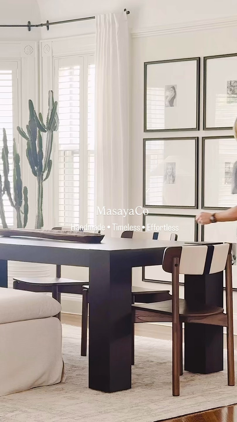 There’s something about a piece that’s both beautiful and thoughtful… and these are exactly that 💕I recently found these stackable dining chairs from MasayaCo , and I’m honestly obsessed. The design is timeless, the craftsmanship is incredible, and the fact that they stack so seamlessly? A total game changer, especially when you want flexibility without sacrificing style.
Each piece is handcrafted with so much intention, which makes them feel even more special in the space. It’s one of those finds that just works; effortless, functional, and still so elevated.

What I love even more is MasayaCo’s mission; creating sustainably crafted furniture while giving back and supporting reforestation. It makes these pieces feel even more meaningful 💕
Not your average dining chair… and definitely one of my favorite new additions.
@MasayaCo #MasayaCo #sustainablefurniture #ad

#LTKHome #LTKSaleAlert #LTKdayinmylife