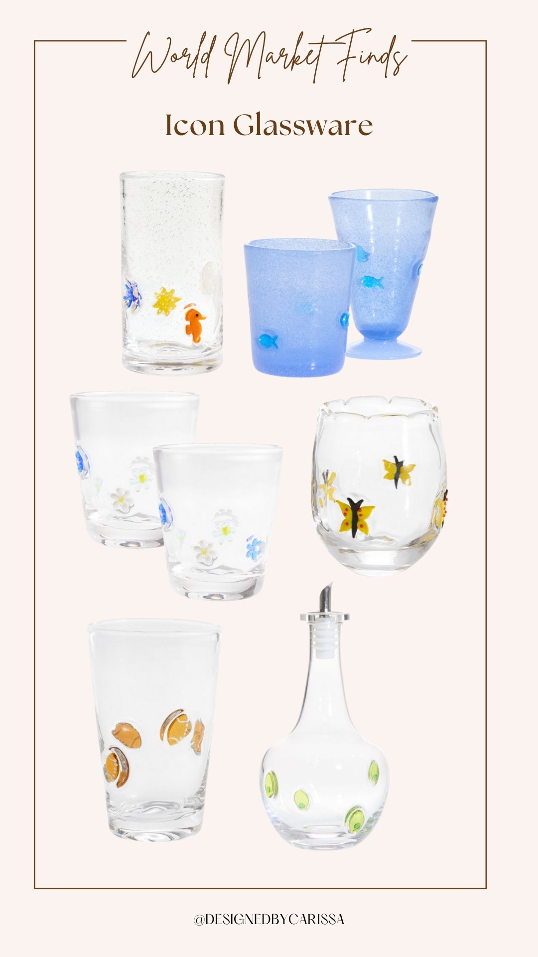 obsessed with all these NEW ICON GLASSWARE ITEMS @ World Market rn 🤩🥃 snag before they sell out!!!

#LTKSummerEdit #LTKHome #LTKSaleAlert