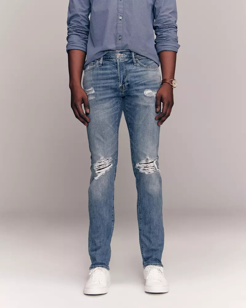 Ripped Super Skinny Jeans | Abercrombie & Fitch US & UK