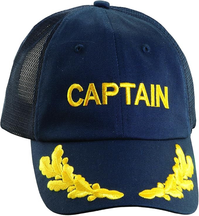 Dorfman Pacific Co. Men's Mesh Back Captain Cap | Amazon (US)