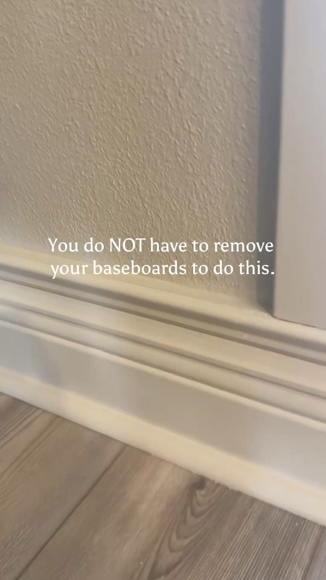 If your baseboards are keeping you from adding wall molding, try this first 👆

I don’t remove mine. I flip a piece of base cap upside down, install it right above the existing baseboard, and then run my wall trim down to meet it. I’ve used this trick on multiple walls in our house and it gives the trim a finished place to end without replacing perfectly good baseboards.

Save this one for your next wall project! 🔨

#LTKHome