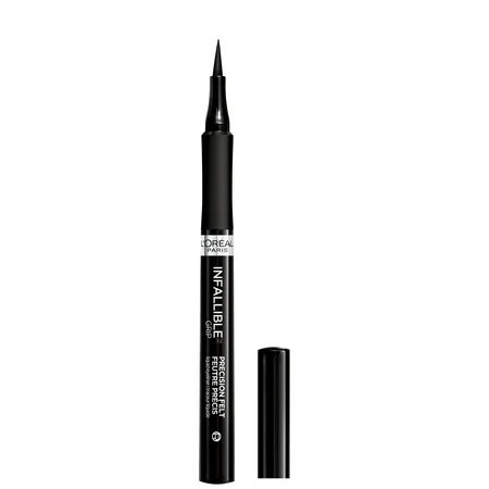 L Oreal Paris Infallible Precision Felt Waterproof Eyeliner Black 0.03 fl oz | Walmart (US)
