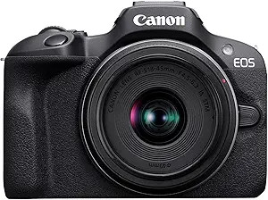 Canon EOS R100 Mirrorless Camera RF-S18-45mm F4.5-6.3 IS STM Lens Kit, 24.1 Megapixel CMOS (APS-C... | Amazon (US)