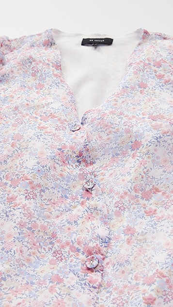 Floral Print Wrap Button Down Dress | Shopbop