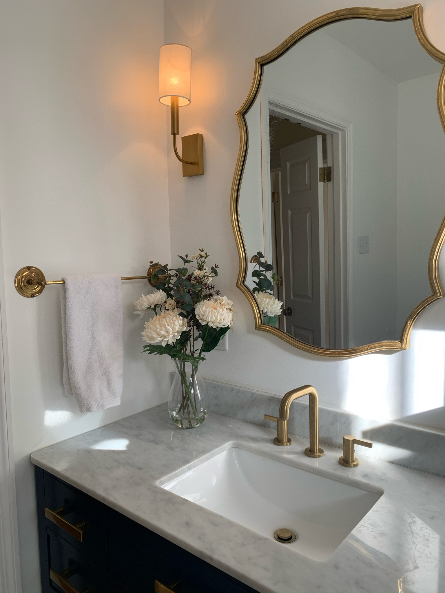 Antique Brass bathroom fixtures