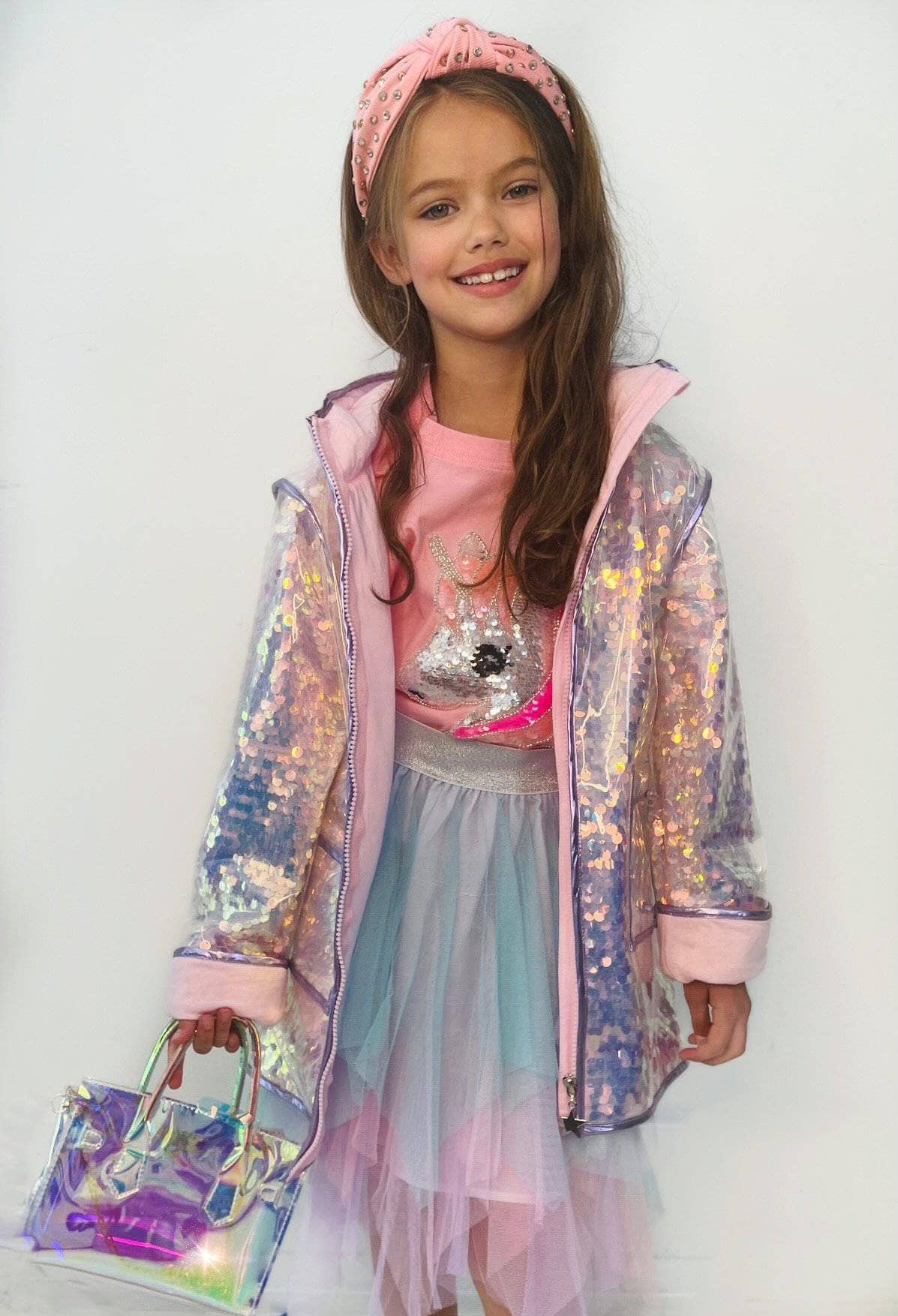 Paillette Magic Rain Jacket | Lola + The Boys