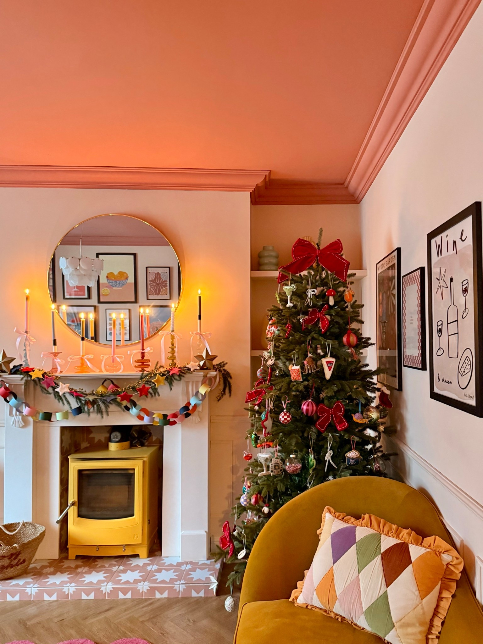 Colourful Christmas living room 

#LTKfestive #LTKuk #LTKwinter