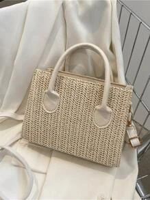 Minimalist Straw Bag SKU: sg2302157901083373$9.50$9.03Join for an Exclusive 5% OFFAddThis Sharing... | SHEIN