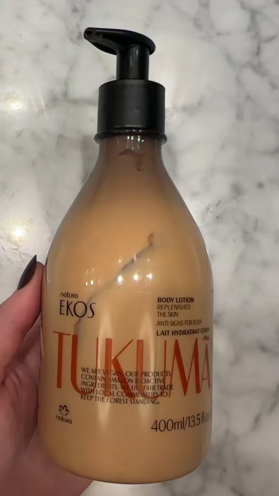 This is truly the best body lotion! Not only does it smell amazing but it leaves skin looking super hydrated. A little product goes a long way too. I’ve had this bottle since summer and I still haven’t run out! @Natura US #beauty #beautytips #natura  

#LTKselfcare #LTKBeauty #LTKgrwm