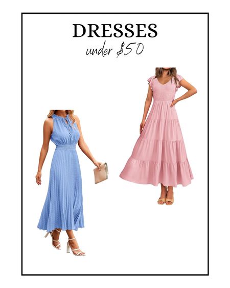 Spring dress, summer dress, wedding guest dress, maxi dress 

#LTKFindsUnder50 #LTKSeasonal #LTKWedding