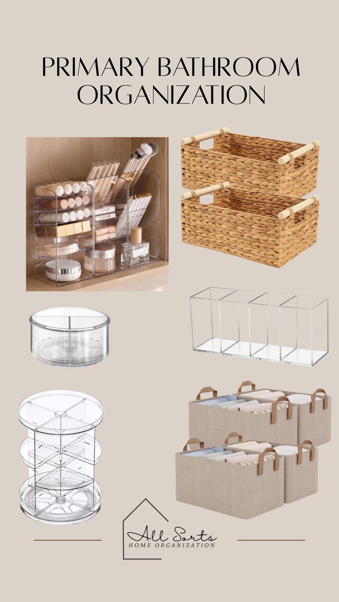 Primary bathroom organization!

#LTKmorningroutine #LTKHome #LTKBeauty