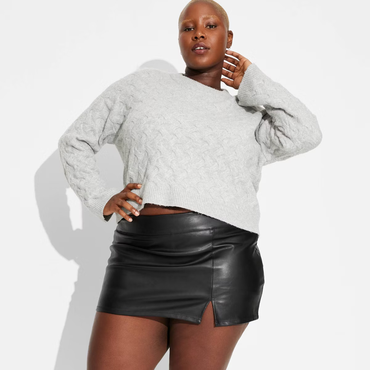 Women's Faux Leather Mini Skort - Wild Fable™ | Target