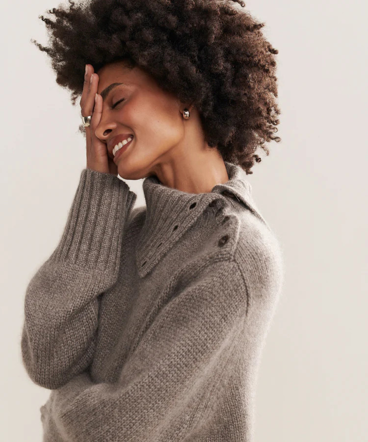 Cashmere Jackie Sweater | Jenni Kayne