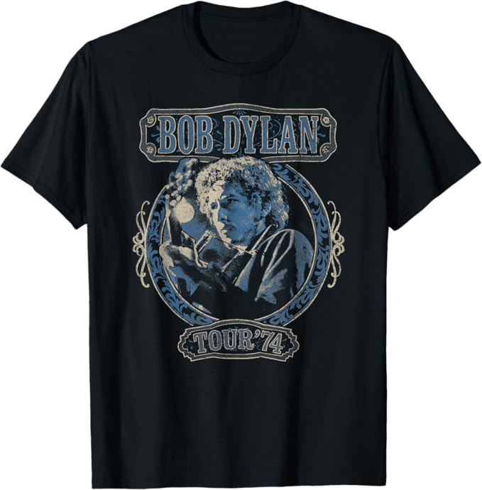 Official Bob Dylan Tour 74 T-Shirt | Amazon (US)