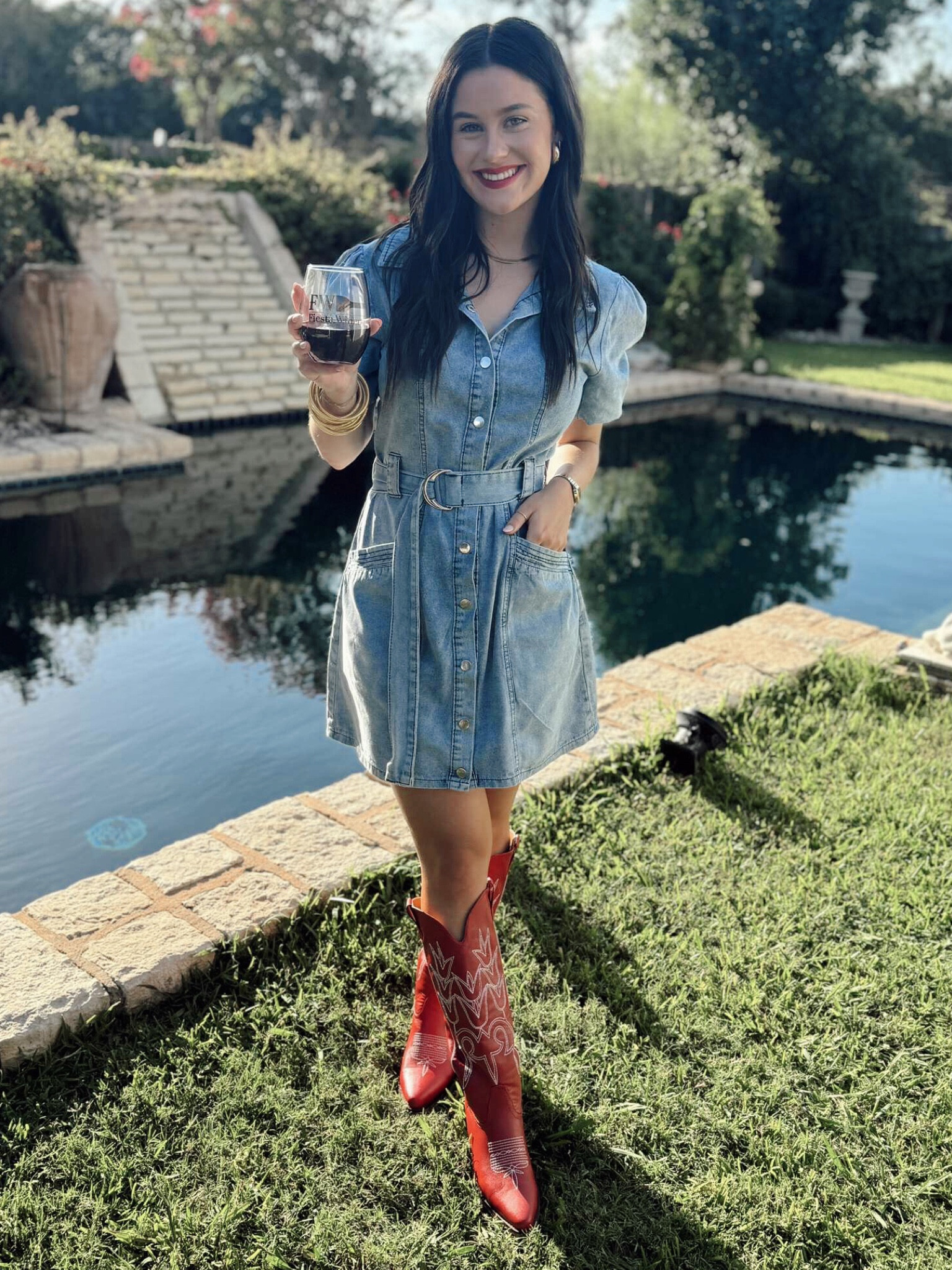 my favorite fredericksburg outfit 🍷

i bought the boots at a small business there in town, so unfortunately i’m not able to link them. but this denim dress was perfect! ❤️‍🔥

#LTKU #LTKBeauty #LTKStyleTip