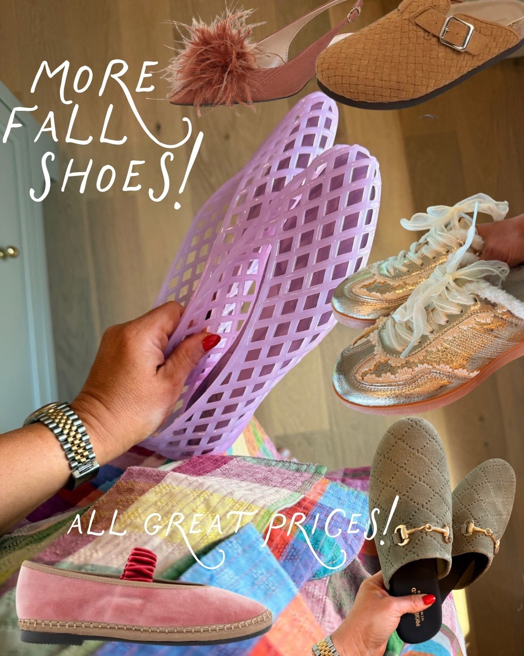 More fall shoes I’m loving right now! 👟✨ From fun statement sneakers and textured flats to woven clogs and pretty pops of pink, these are such an easy way to make a fall outfit feel a little more fun. And the best part? They’re all at great price points!

#LTKshoecrush #LTKSeasonal #LTKOver40