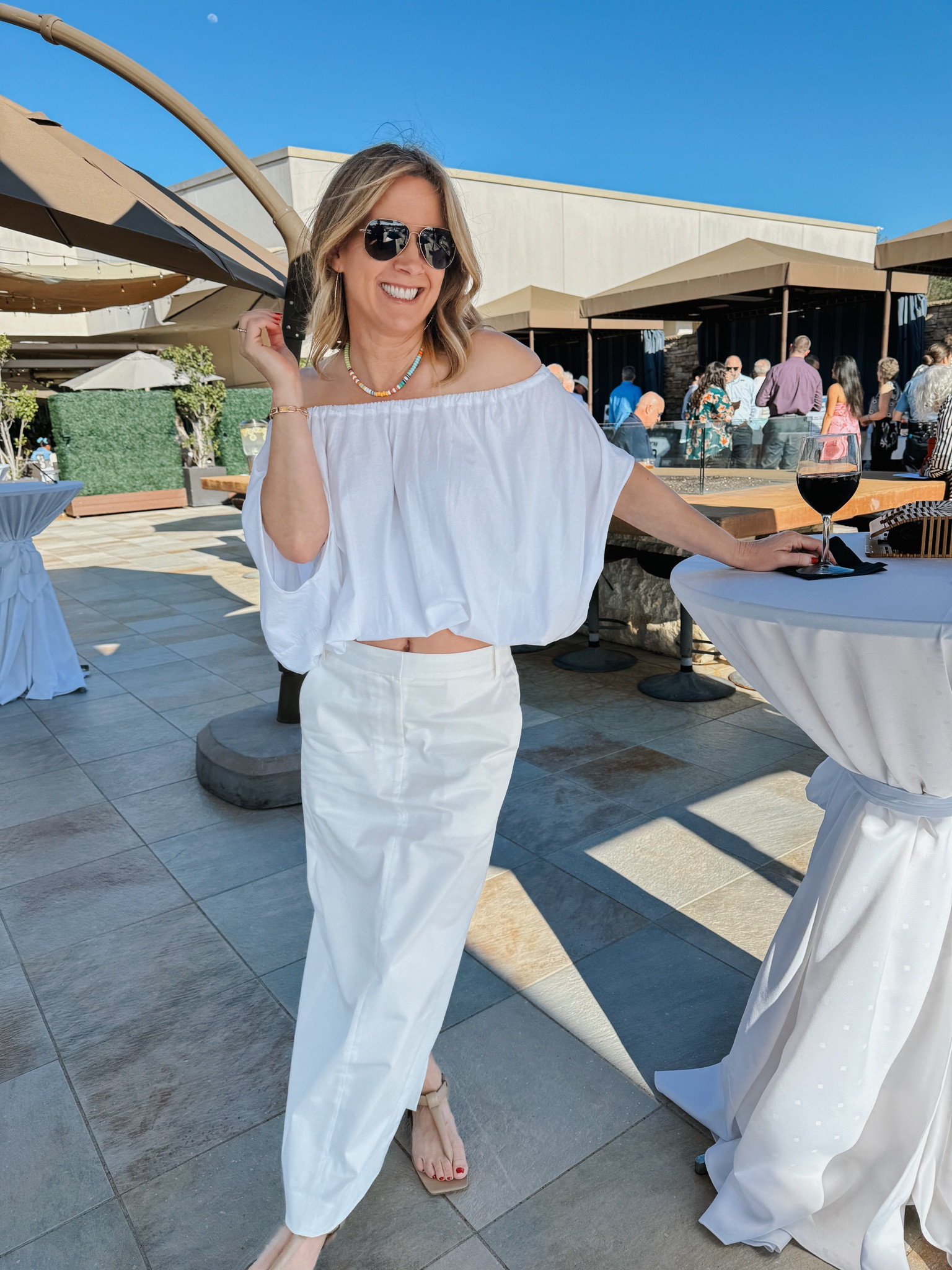 All white for summer? Yes!! @tibi #tibi

#LTKShoeCrush #LTKParties #LTKStyleTip