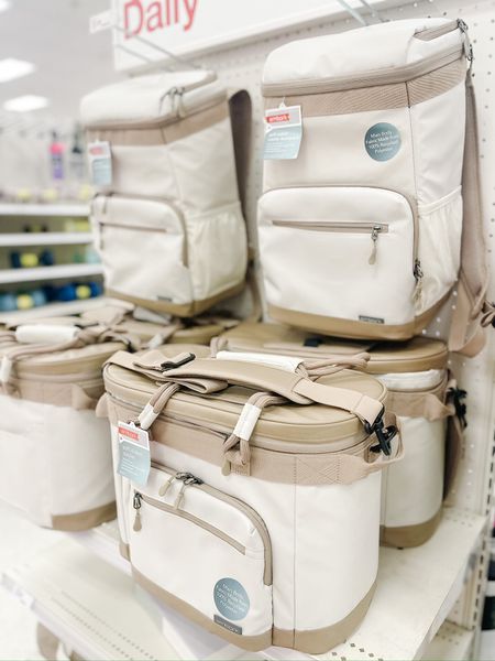 Pretty coolers, backpack, and lunch carrier! 

Embark cooolers, target, picnic 

#LTKswim #LTKtravel #LTKworkwear