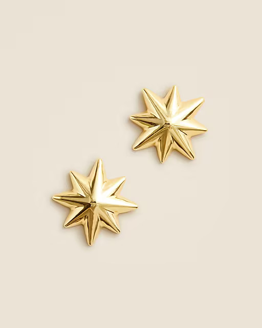 Oversized starburst stud earrings | J. Crew US