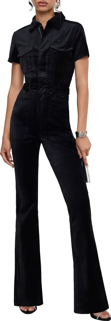 Fit for Success Bootcut Velvet Jumpsuit | Nordstrom