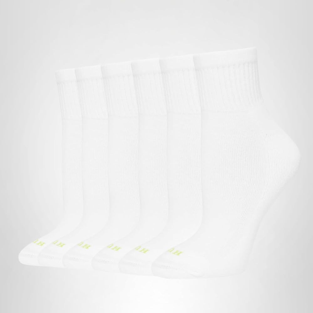 HUE Women's Mini Crew Sock 6-pack | Amazon (US)