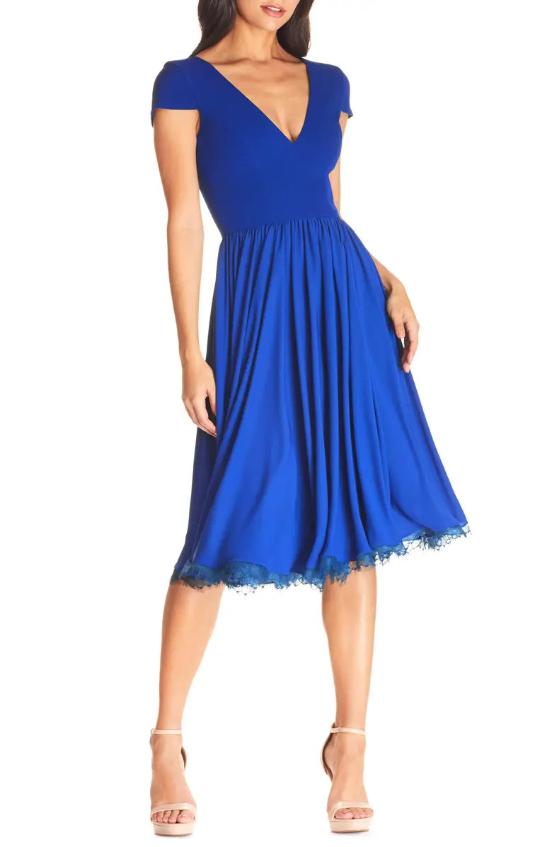 Corey Chiffon Fit & Flare Cocktail Dress | Nordstrom