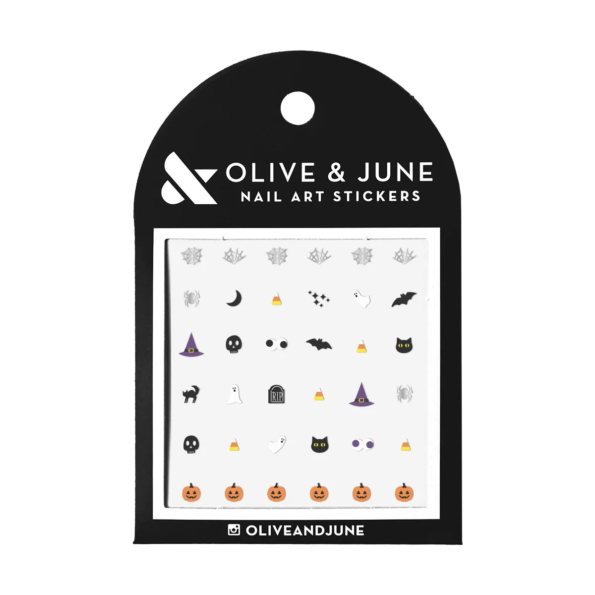 Olive & June Nail Art Stickers, Halloween Mix, 36 Ct | Walmart (US)