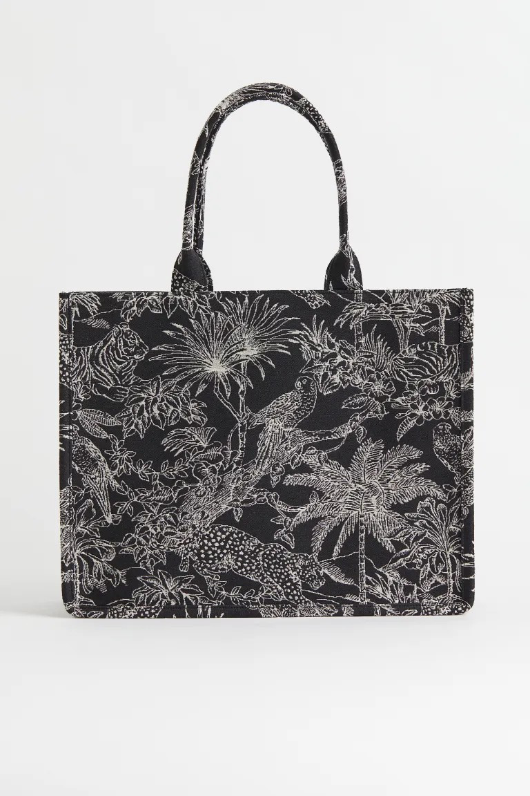 Jacquard-weave Handbag | H&M (US + CA)