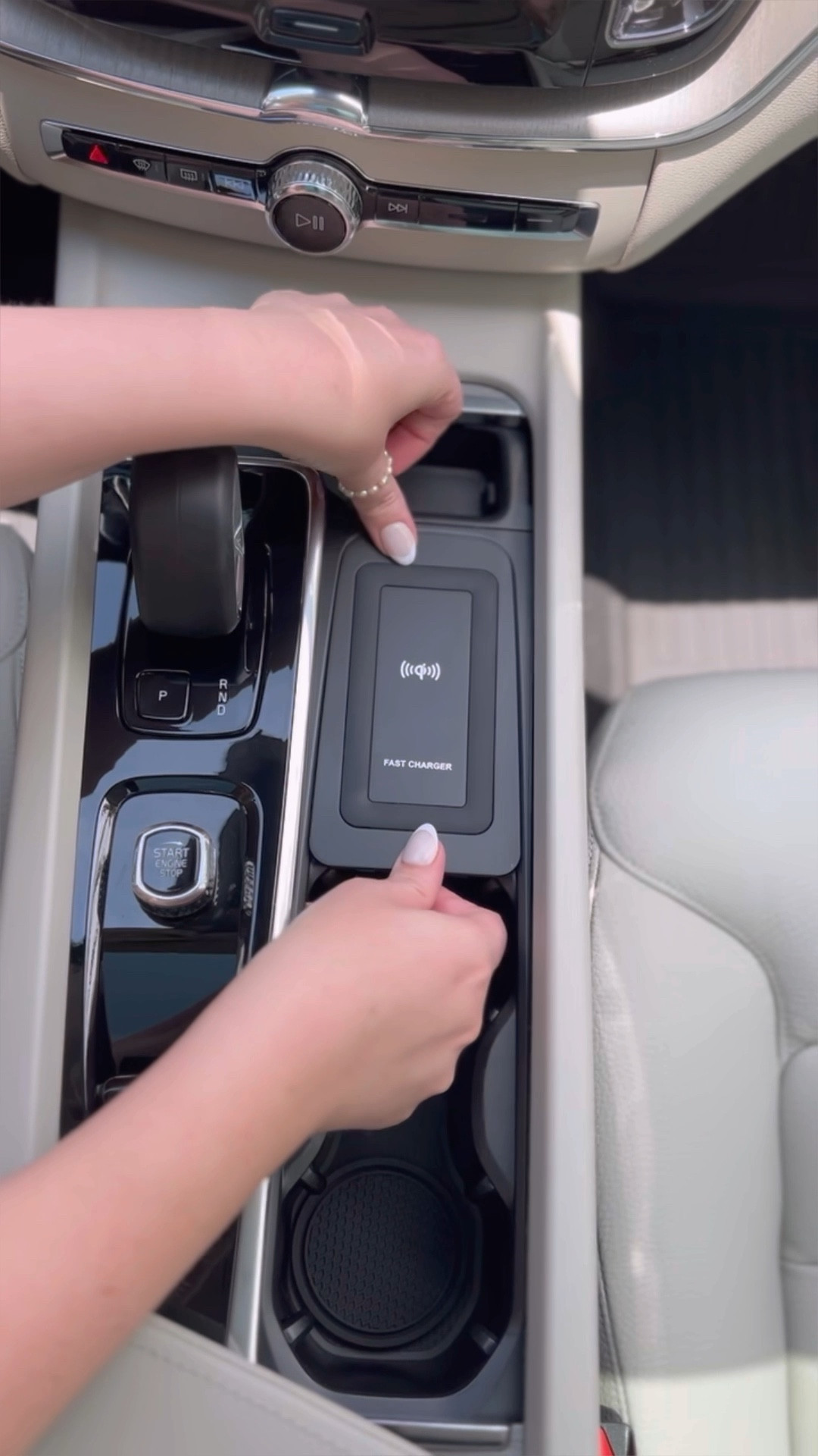 Wireless phone charger⚡️ that plugs into the 12V outlet in my car! My new Volvo didn’t come with one so this was the perfect work around. It works amazing!! 

Car accessories, amazon automotive finds, car charger, fancythingsblog

#LTKunder100 #LTKunder50 #LTKFind