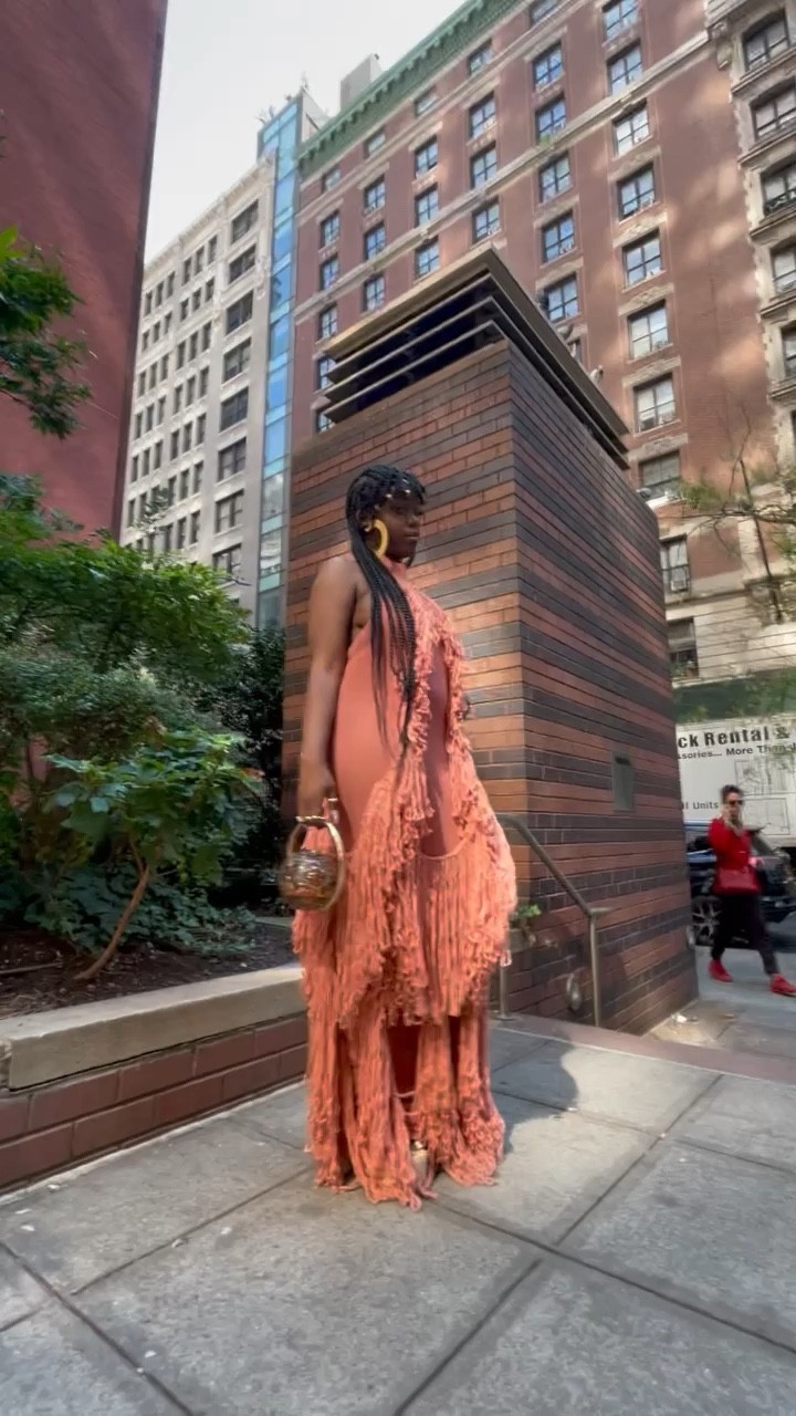 Wearing #hanifa and #cultgaia at New York fashion week 💫

#LTKstyletip #LTKitbag #LTKshoecrush
