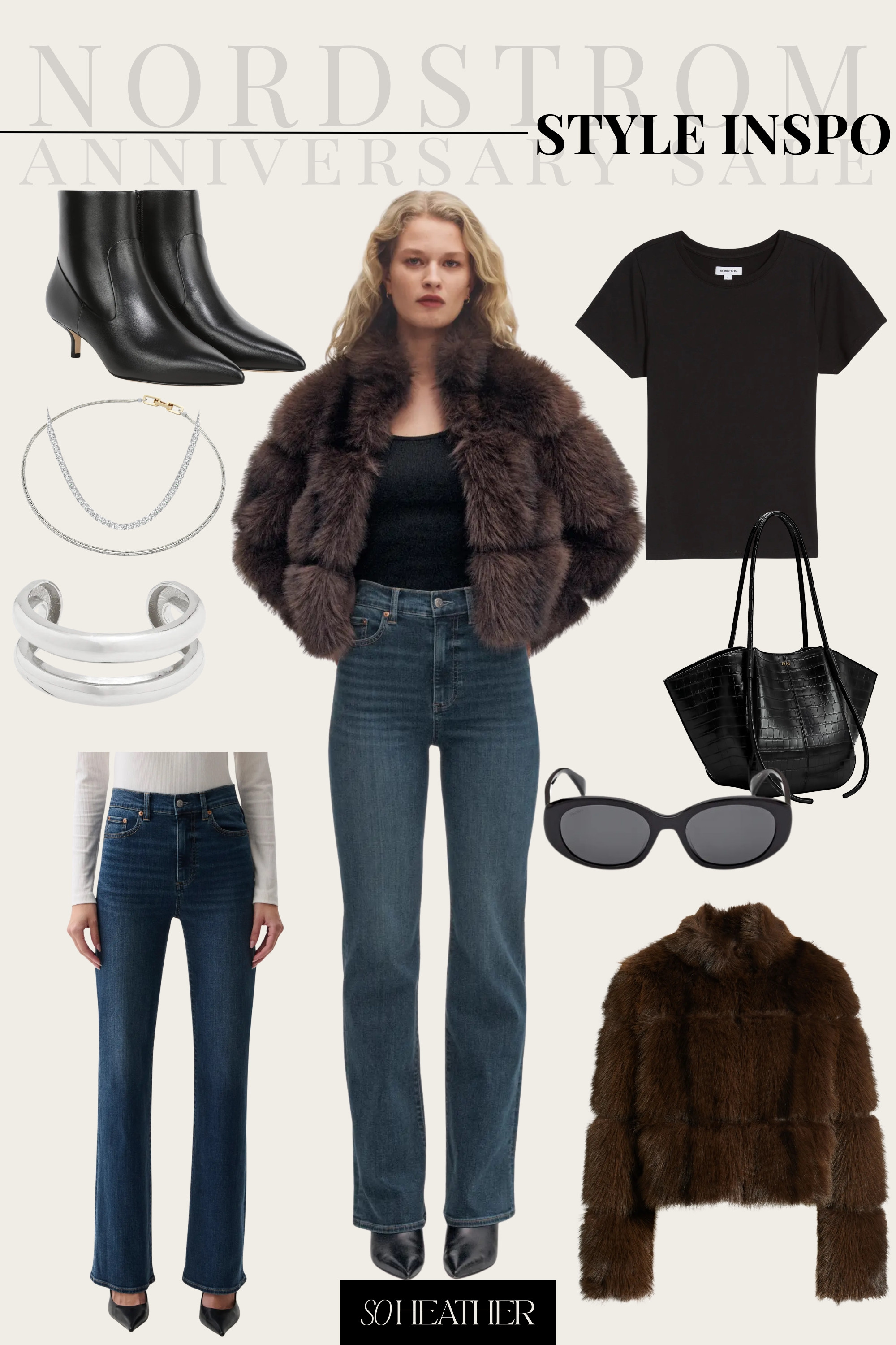 Nordstrom Anniversary Sale style inspo with a brown faux fur jacket, dark denim, sleek boots, and polished accessories — such an easy fall outfit formula.

Start your wish list now by clicking the ❤️ on your favorites so you can check out quickly when your shopping window opens. 

 #NSale #LTKOver40 #LTKStyleTip
