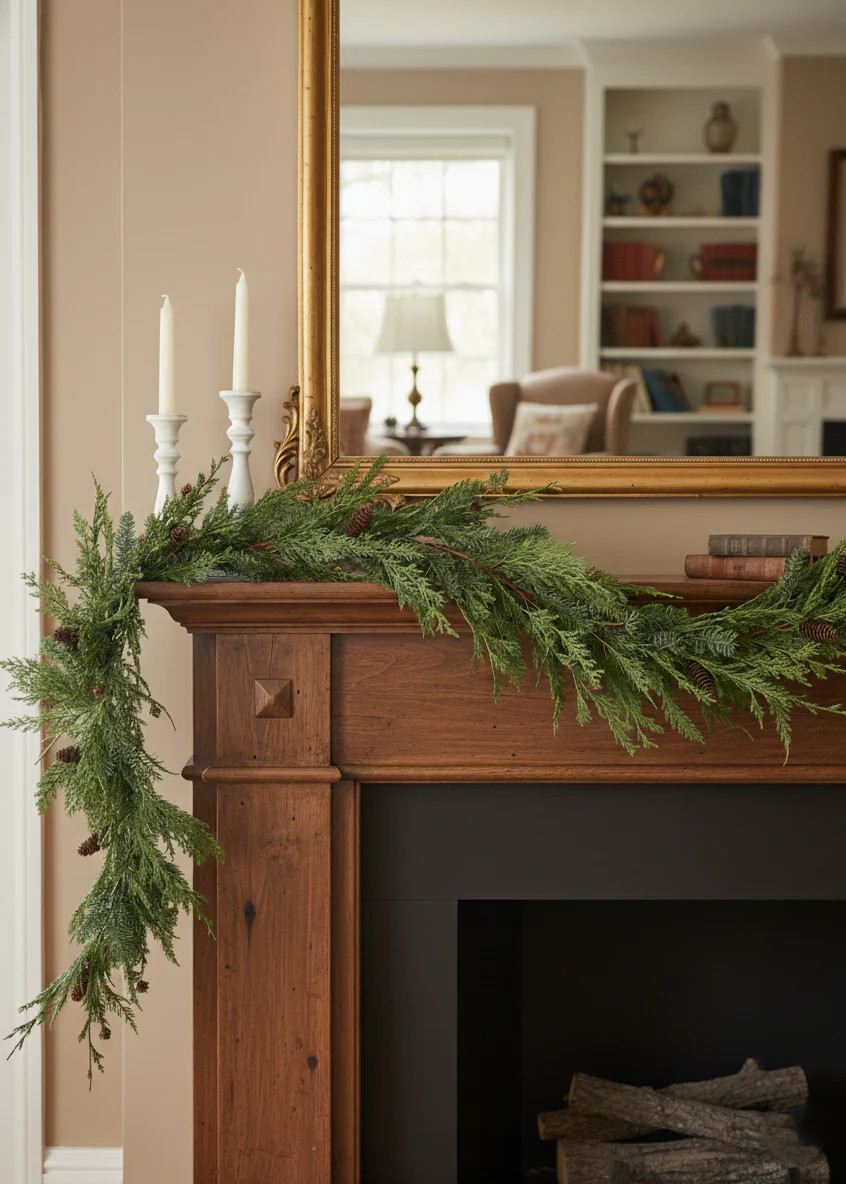 Winter Spruce and Pine Garland | Artificial Holiday Garlands | Afloral | Afloral
