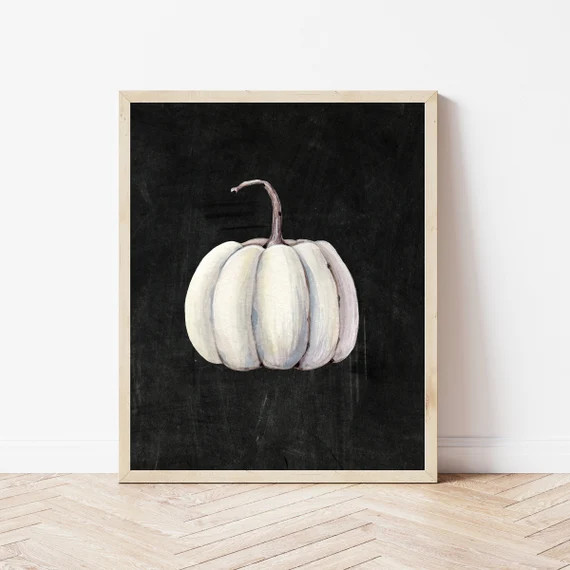 Pumpkin Wall Art Farmhouse Fall Decor Autumn Print Fall - Etsy | Etsy (US)